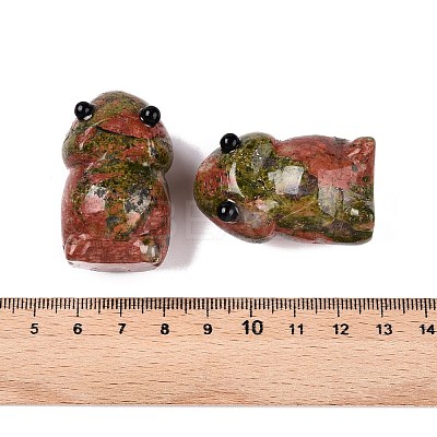 Natural Unakite Monster Figurines DJEW-N003-01E-1