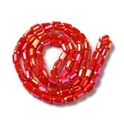 Electroplate Glass Beads Strands EGLA-D031-01-27-1