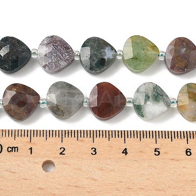 Natural Indian Agate Beads Strands G-D316-A09-1