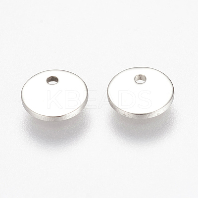 Non-Tarnish 304 Stainless Steel Stamping Blank Tag Charms A-STAS-K149-03A-1