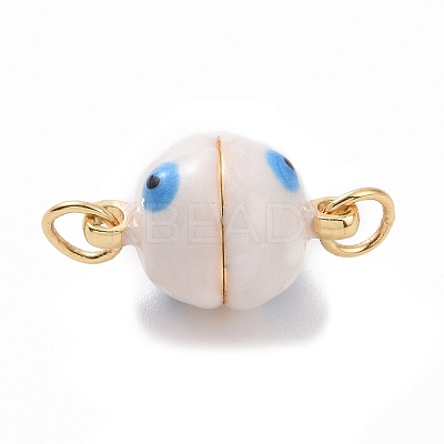 Brass Magnetic Clasps ZIRC-F136-10G-09-1