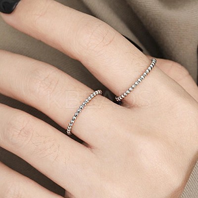 304 Stainless Steel Finger Rings for Couple FS-WG36BBF-06-1