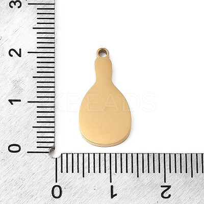 304 Stainless Steel Enamel Pendants STAS-F335-01E-1