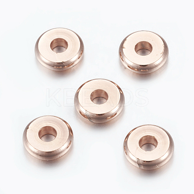 Brass Spacer Beads KK-L106C-01RG-A-1