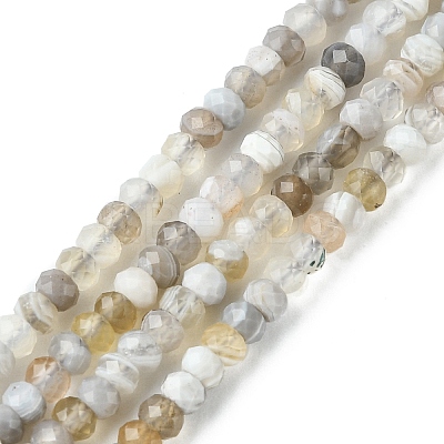 Natural Botswana Agate Beads Strands G-F748-D01-1