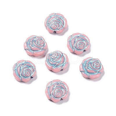Opaque Acrylic Beads OACR-G016-09I-1