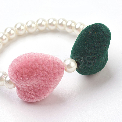 Glass Pearl Beads Jewelry Sets SJEW-JS00982-1