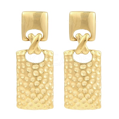 Ion Plating(IP) 304 Stainless Steel Stud Earrings for Women EJEW-N054-17G-1