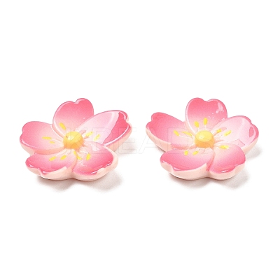 Opaque Resin Cabochons RESI-G072-04B-1