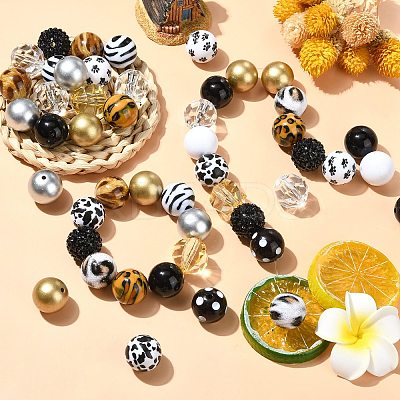 Animal Themed Acrylic & Resin Beads DIY Jewelry Making Kits DIY-CJ0002-43-1