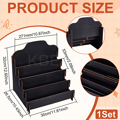 2 Bags Wood Display Risers for Card Holder ODIS-UN0001-19-1
