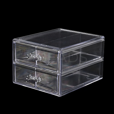 4-Grid Acrylic Jewelry Storage Drawer Boxes CON-K002-01A-1
