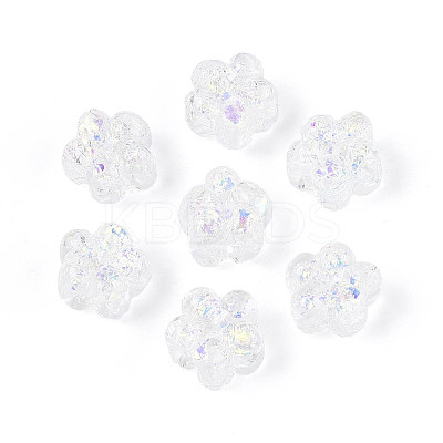 Handmade Foil Lampwork Beads Strands FOIL-T008-06J-1