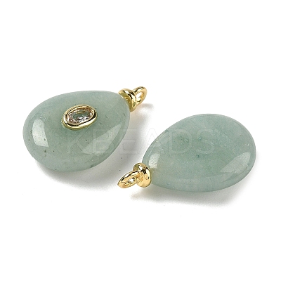 Dyed Natural White Jade Pendants G-H328-01G-B04-1