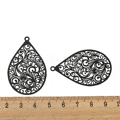 Spray Printed 430 Stainless Steel Pendants X-STAS-P359-01F-1