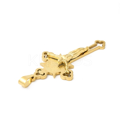 PVD Vacuum Plating 304 Stainless Steel Big Pendants STAS-D052-03G-1