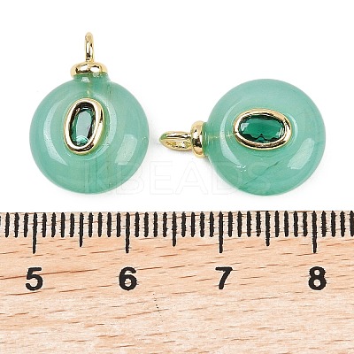 Dyed Natural White Jade Pendants G-Z134-03G-05-1