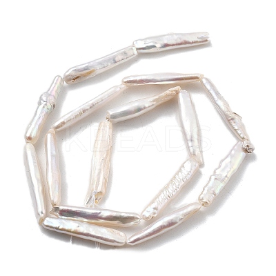 Natural Baroque Keshi Pearl Beads Strands PEAR-P064-05C-02A-1