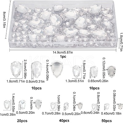 5 Style Sew on Rhinestone RGLA-FG0001-03-1