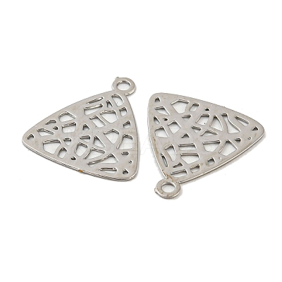 Brass Etched Metal Embellishments Charms KKC-D001-26P-1