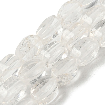 Natural Quartz Crystal Beads Strands G-M420-H17-03-1
