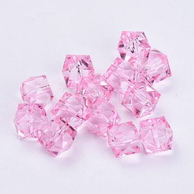 Transparent Acrylic Beads TACR-Q259-8mm-V03-1