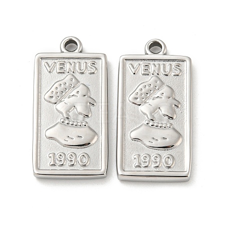 Non-Tarnish 304 Stainless Steel Pendants STAS-L022-210P-1