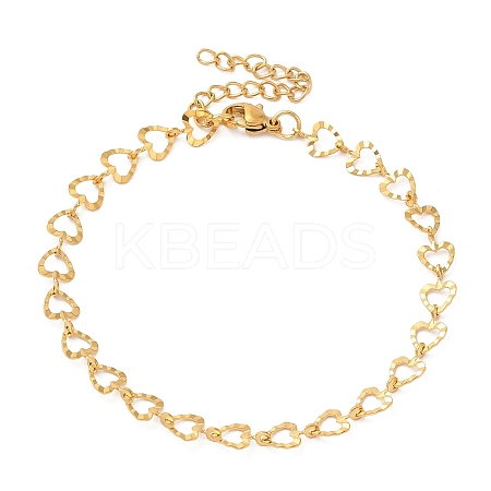 304 Stainless Steel Chain Bracelet for Women LS-BJEW-I313-07-1