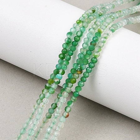 Natural Green Onyx Agate Beads Strands G-L633-A01-2mm-1
