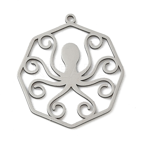 Ocean Theme 201 Stainless Steel Pendants STAS-G366-08P-02-1