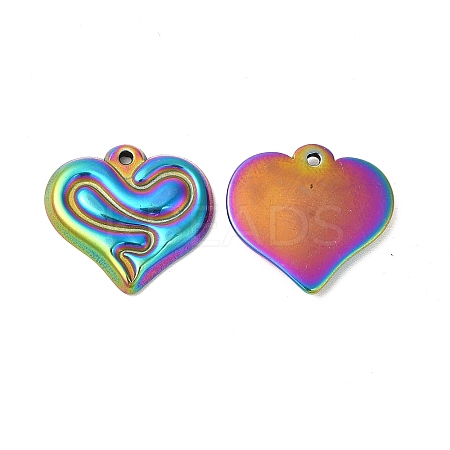 Ion Plating(IP) 304 Stainless Steel Pendants STAS-L268-032MC-1