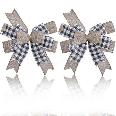 Polyester Big Bowknot FIND-WH0126-414F-1