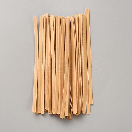 100Pcs Paper Wire Twist Ties FIND-WH20012-77A-1