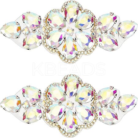 2Pcs Hotfix Rhinestone Ornament DIY-FG0003-33-1