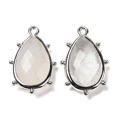 Natural Quartz Crystal Pendants G-B009-02P-N-1
