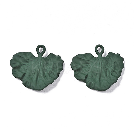 Spray Painted Alloy Pendants PALLOY-T077-118B-RS-1
