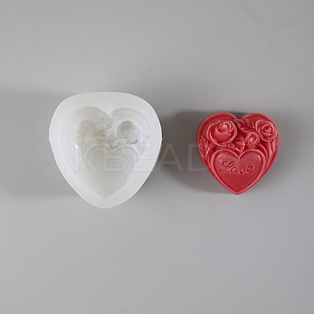 Valentine's Day Heart & Rose DIY Silicone Molds LS-SIL-Z008-02D-1