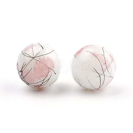 Drawbench & Baking Paint Glass Beads Strands X-GLAA-S176-4mm-05-1