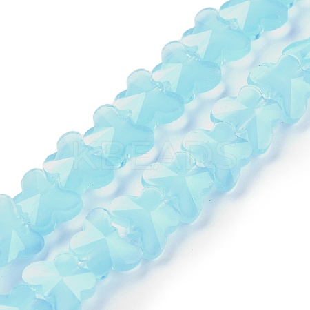 Imitation Jade Glass Beads Strands EGLA-L045-I-A05-1