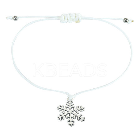 Christmas Adjustable Alloy Charm Bracelets FS-WG3582F-01-1