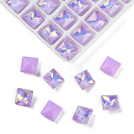 Pointed Back Glass Rhinestone Cabochons GGLA-S003-01D-1