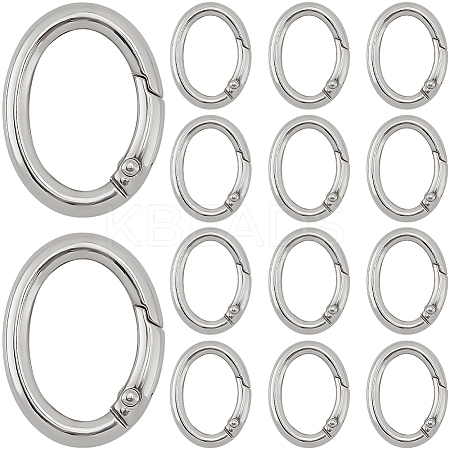 20Pcs Zinc Alloy Spring Gate Rings FIND-SP0004-30P-1