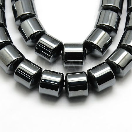 Grade AA Non-magnetic Synthetic Hematite Column Beads Strands X-G-F161-06E-1