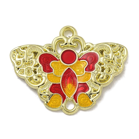 Alloy Enamel Connectors Charms PALLOY-F312-55G-02-1