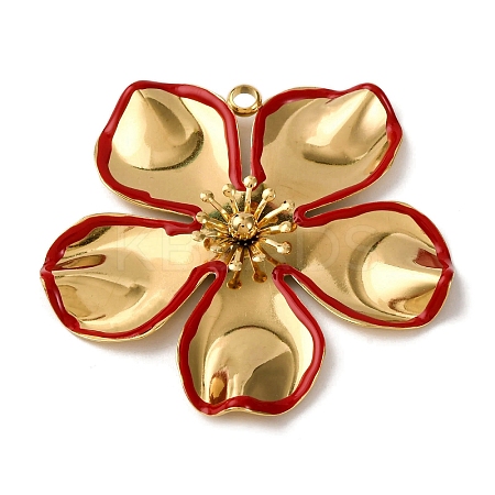 304 Stainless Steel Enamel Pendants X1-STAS-L299-01B-G06-1