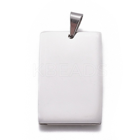 Non-Tarnish 304 Stainless Steel Pendants LS-STAS-F223-48P-1