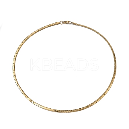 304 Stainless Steel Necklaces NJEW-D274-01G-1
