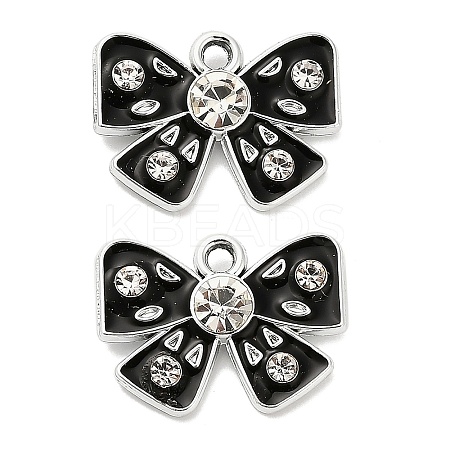 Alloy Rhinestone Pendants FIND-I043-06P-1