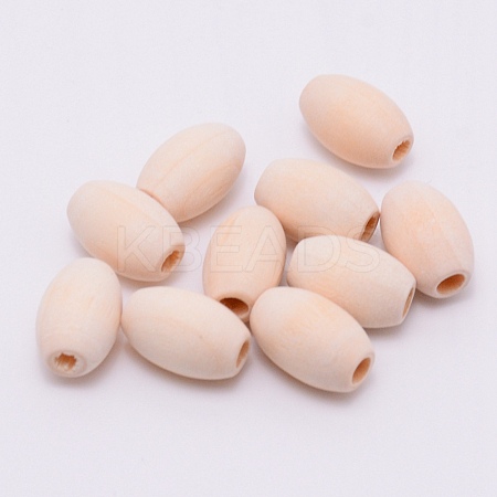 Unfinished Natural Wooden Beads WOOD-WH0109-04B-1