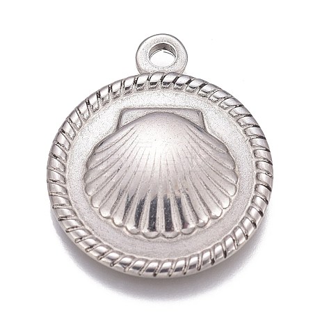 Non-Tarnish 304 Stainless Steel Pendants STAS-H119-09P-1